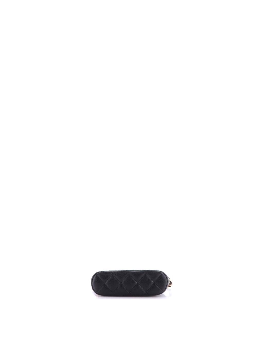 Chanel Cc Dome Zip Clutch With Chain #281377C49B - Picture 4 of 7